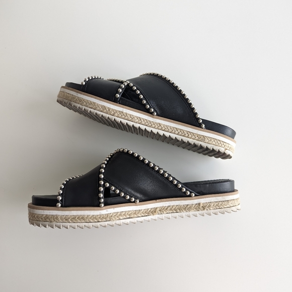 Zara Studded Slides / Sandals Size 36 - Picture 7 of 12